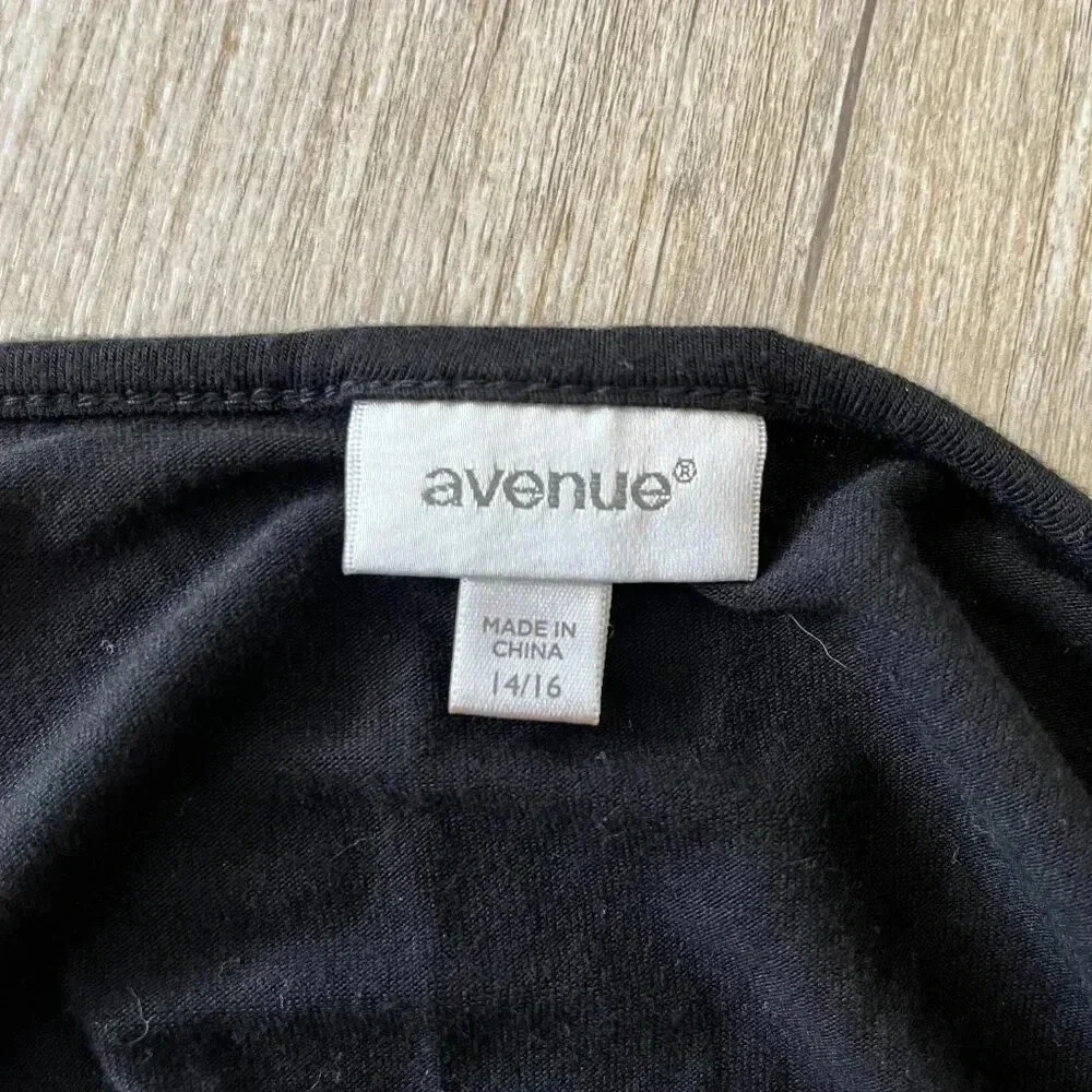 Womens Avenue Black Shirt - 14/16 - Picture 6 of 6